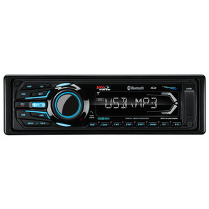Boss Audio MR1308UABK Bluetooth - Fully Marinized MP3-Compatible Digital Media Receiver w/USB & SD Memory Card Ports & Aux Input - MR1308UABK