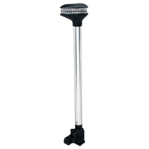 Perko Stealth Series - L.E.D. Fold Down White All-Round Light - 13-3/8 - 1636DP0CHR
