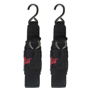 Rod Saver Deluxe Stainless Steel Transom Tie-Down - 2" x 6' - Pair - SSTTD6
