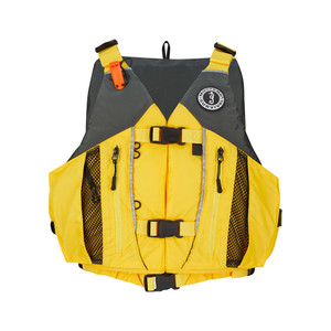 Mustang Solaris Foam Life Vest - XL/XXL - Yellow/Grey - MV807002-222-XL/XXL