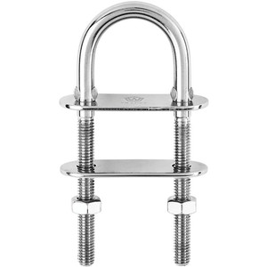 Wichard U-Bolt Pad Eye - 12mm Diameter - 15/32" - 110mm Length - 4-21/64" - 6516W
