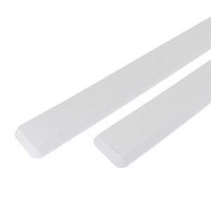 SeaDek Cockpit Coaming Bolster Set (2) - 4" x 39" & 20mm Thick - White w/Brushed Texture - 53582-81235