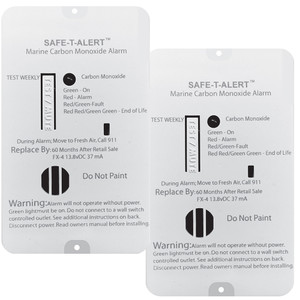 Safe-T-Alert FX-4 Carbon Monoxide Alarm - 2-Pack - FX-4MARINE2-PACK