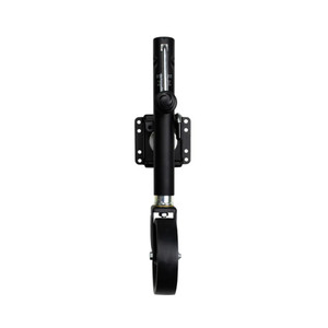 Powerwinch Select Series Jack - 1500lb, Weld-On, Single Wheel, Carbon Black - 21400-J-1500-W1-B-R