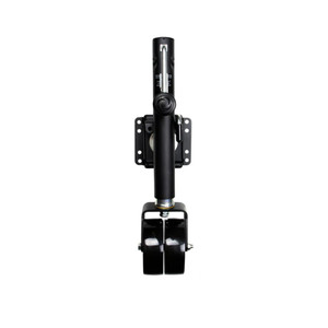 Powerwinch Select Series Jack - 1500lb, Weld-On, Double Wheel, Carbon Black - 21400-J-1500-W2-B-R