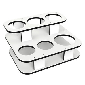 Magma Square Double Stack Side Caddy Party Table - T10-535