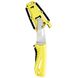 Wichard Offshore Rescue Knife Fixed Blade - Fluorescent - 10192W