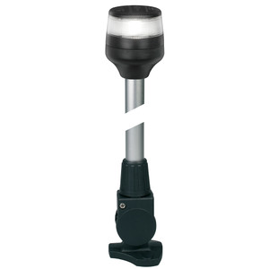Hella Marine NaviLED 360 Compact All Round Lamp - 2nm - 12" Fold Down Base - Black - 980960301
