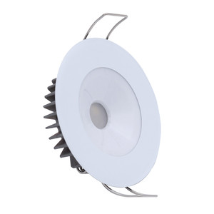 Lumitec Illusion Flush Mount LED Down Light - Warm White - Dimming - White Housing - 117129