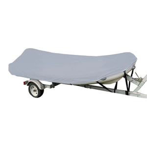 Carver Poly-Flex II Styled-to-Fit Boat Cover f/11.5' Blunt Nose Inflatable Boats - Grey - 7INF11BF-10