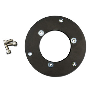 Lopolight Circular Baseplate f/Horizontal Mount Lights - Aluminum - Black - 400-401-B