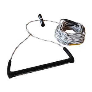 FATSAC 80' Wake Rope & T-Bar Handle Combo - Black & White - M1036-C