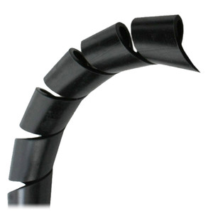 Pacer 3/4" Spiral Wrap - Black - 100' Roll - BSW3/4BK-100