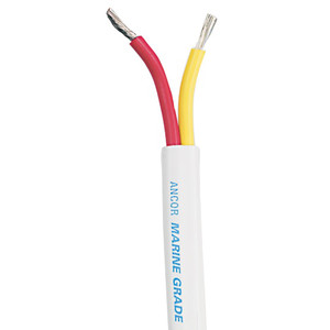 Ancor Safety Duplex Cable - 8/2 AWG - Red/Yellow - Flat - 100' - 123910