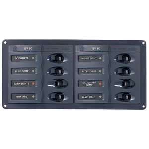 BEP DC Panel - 8-Way - Horizontal - 901H
