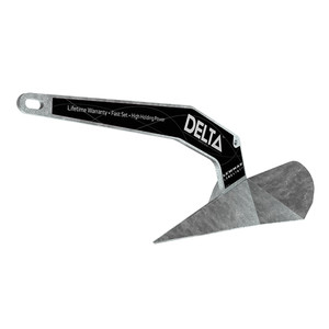 Lewmar Delta Anchor - Galvanized - 22lb - 57410
