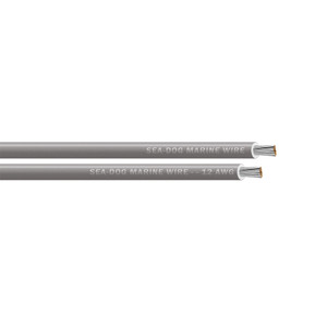 Sea-Dog 12 AWG Grey Primary Wire - 1000' - 8012119