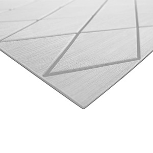 SeaDek 40" x 80" 6mm Two Color Diamond Full Sheet - Brushed Texture - Cool Grey/Storm Grey (1016mm x 2032mm x 6mm) - 56411-80069