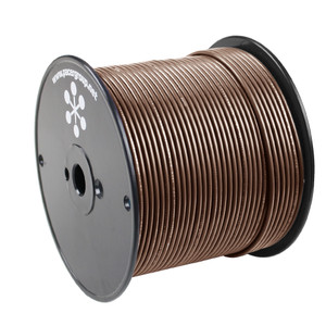 Pacer Brown 10 AWG Primary Wire - 500'  - WUL10BR-500
