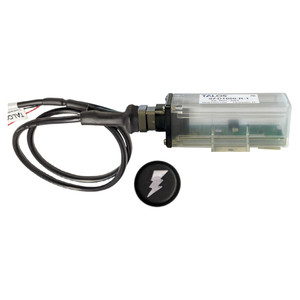 TALOS Remote Housing Lightning Detection System w/20' Cable - Black Round Indicator w/Translucent Housing - SFD1000R-T1-BO-BL-20FT