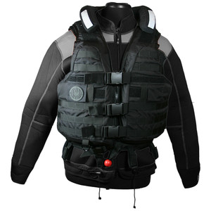 First Watch HBV-100 High Buoyancy Tactical Vest - Black - XL to 3XL - HBV-100-BK-XL-3XL
