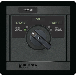 Blue Sea 120v AC Rotary 30A off + 2 Sources - 1481