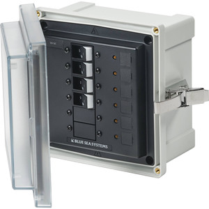 Blue Sea 3134 - SMS Panel Enclosure w/4 Branch (12/24V) - 12/24V DC - 3134
