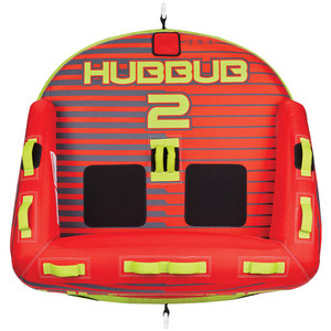 Full Throttle Hubbub 2 Towable Tube - 2 Rider - Red - 303400-100-002-21
