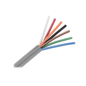 Pacer Unshielded 7 Conductor Cable - 100' - 18/7 AWG - White, Red, Orange, Black, Brown, Green, & Blue - M18/7-100