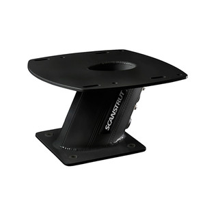Scanstrut APT-150-01-BLK - Aluminum PowerTower Radar Mount - 6" Aft Leaning - Black - APT-150-01-BLK