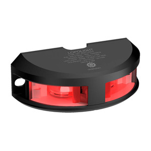 Lopolight Series 200-016 - Navigation Light - 2NM - Vertical Mount - Red - Black Housing - 200-016G2-B