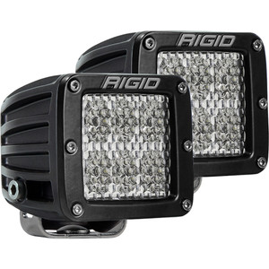 RIGID Industries D-Series PRO Specter-Diffused LED - Pair - Black - 502513