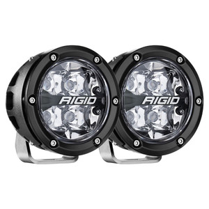 RIGID Industries 360-Series RGBW 4" Offroad Spot Beam w/RGBW Backlight Pods - Set of 2 - 36402