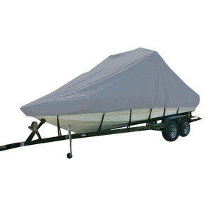 Carver Sun-DURA Specialty Boat Cover f/21.5' Inboard Tournament Ski Boats w/Tower & Swim Platform - Grey - 81121S-11