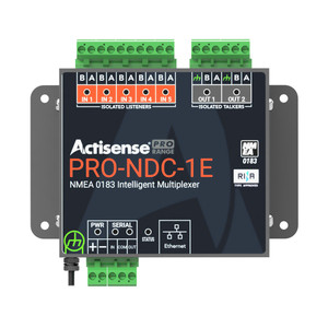 Actisense PRO NMEA 0183 Multiplexer - 5 Inputs & 2 ISO-Drive Outputs, Ethernet & Serial Connections - PRO-NDC-1E