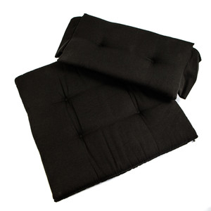 Whitecap Seat Cushion Set f/Director's Chair - Black - 97241
