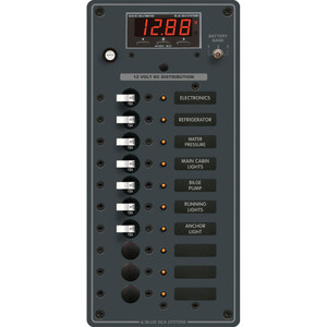 Blue Sea 8402 DC 10 Position w/Multi-Function Meter - 8402