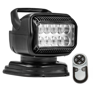 Golight Radioray GT Series Portable Mount - Black LED - Handheld Remote Magnetic Shoe Mount - 79514GT