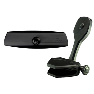 PTM Watersports Mirror/Bracket Kit w/VR-140 Elite Mirror & ZXR-300 (Black) - P12848-1300TEBBK