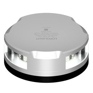 Lopolight 360-Degree Anchor Light - 2NM - Silver Housing w/FB Base - 201-012-FB