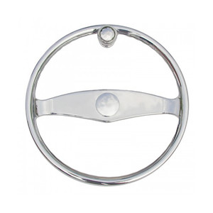 Schmitt Marine - Ongaro Wheel - 15.5" w/Knob for 3/4" Teleflex Tapered Shaft - 50003