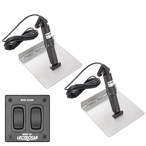 Lectrotab XKA Stainless Steel Trim Tab Kit w/Rocker Switch - 9 x 24 - XKAF9X24