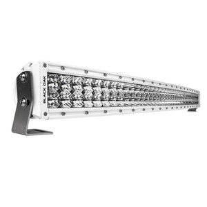 Black Oak Pro Series 3.0 Curved Double Row 40" LED Light Bar - Combo Optics - White Housing - 40CCM-D5OS