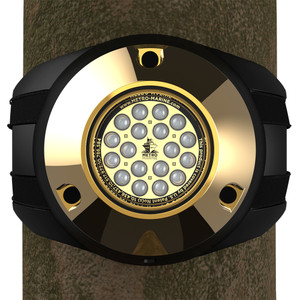 Metro Marine High-Output Piling Mount Underwater Light w/Intelligent Monochromatic LED's - Green, 45 Degree Beam - F-PMR1-G3-45