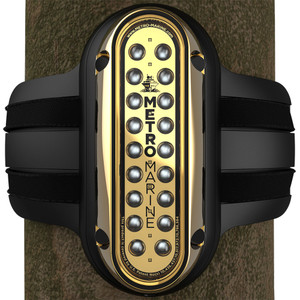 Metro Marine High-Output Vertical Piling Mount Light w/Intelligent Monochromatic LED's - Green, 90 Degree Beam - F-PME1-V-G3-90