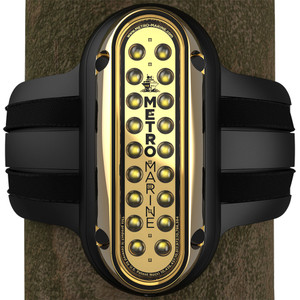 Metro Marine High-Output Vertical Piling Mount Light w/Intelligent Monochromatic LED's - White, 45 Degree Beam - F-PME1-V-W3-45