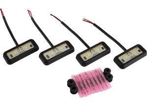 Amp Research - Powerstep  Led Kit (w/long Grip Grommets) - AMP10-75190-01A
