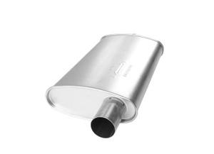 AP Exhaust Products - Enforcer Muffler (sl Design) Oval  4 1/16in X 10 1/2in - APE3770SL