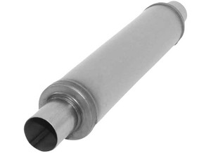 AP Exhaust Products - Muffler  Xlerator Stainless Steel Round 24in Oal 2.25in - APEXS0425