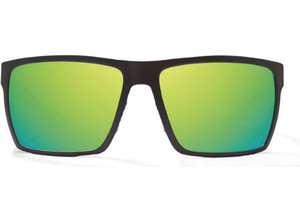 Bajio Sunglasses - Stiltsville Green Mirror Glass Black Matte Sunglass - BJOSTI220112